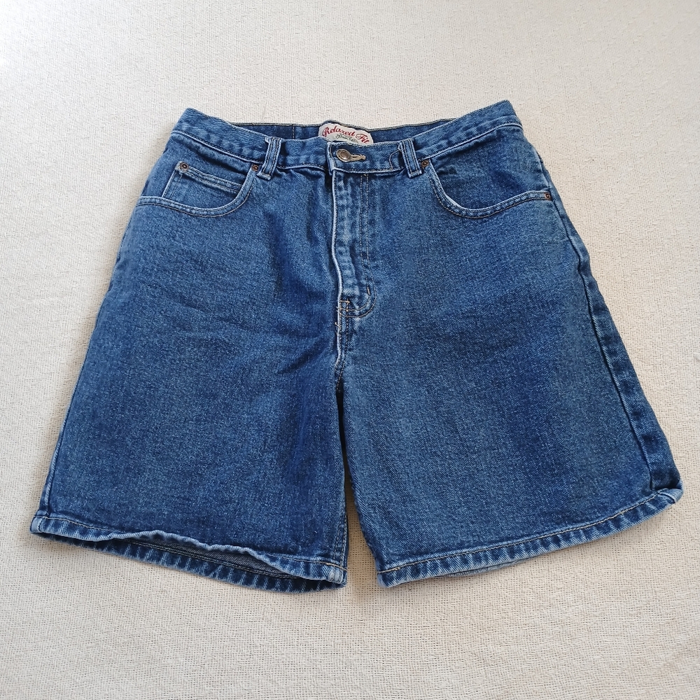 St. John's Bay Women's Blue Denim Jean Shorts
